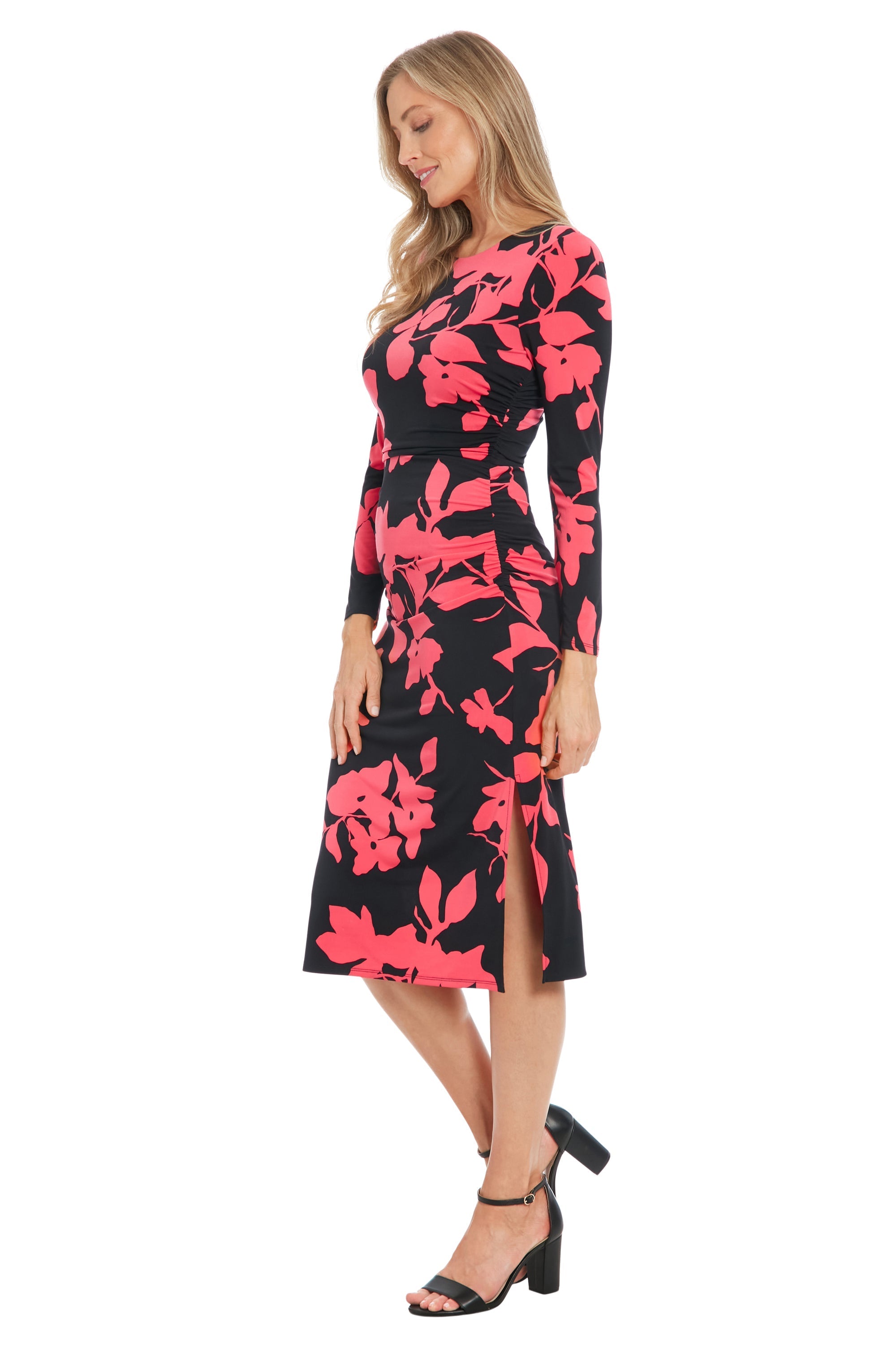 Brielle – Abito midi arricciato elegante