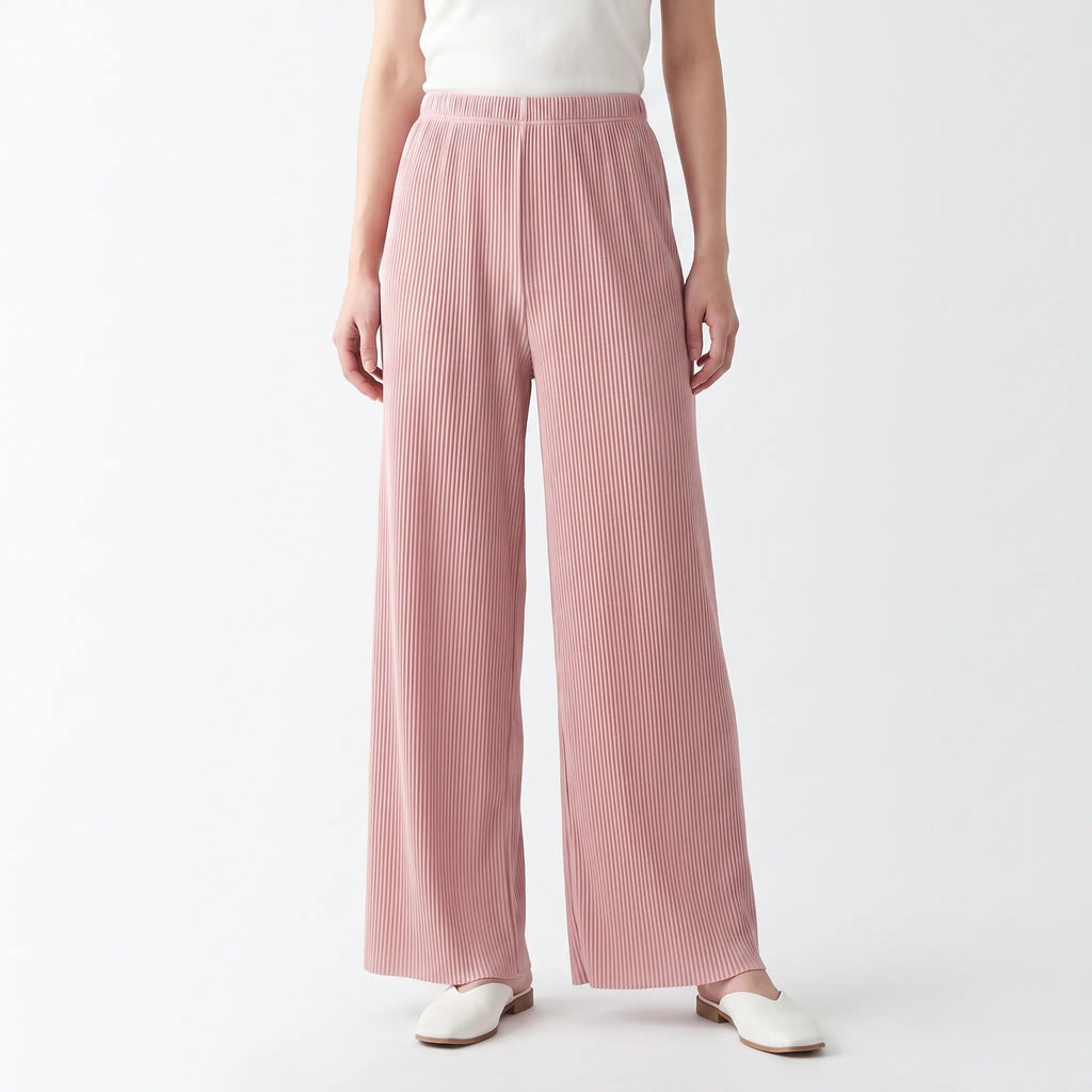 Pleatura - Pantaloni Palazzo Donna Eleganti Passeggiate In Città