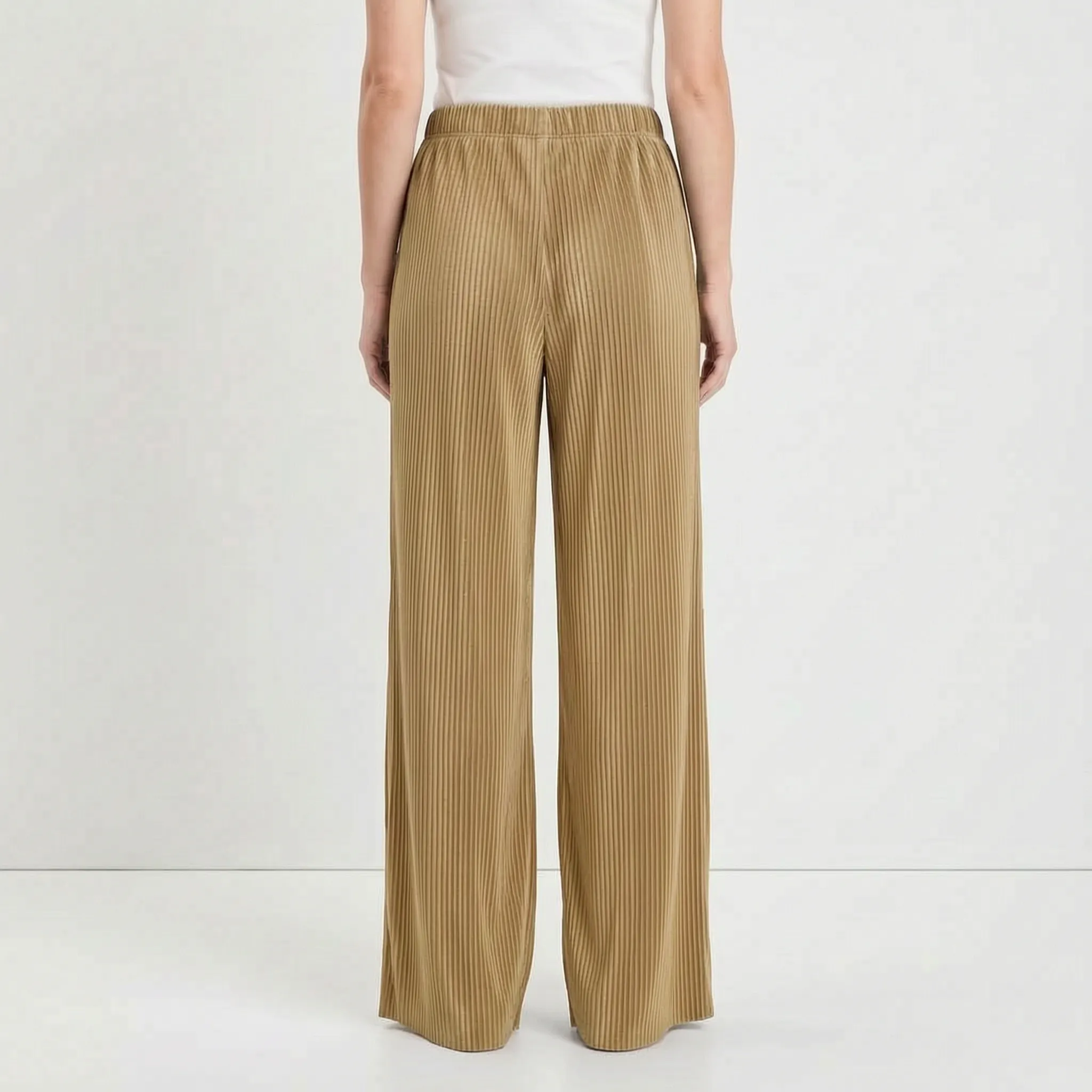 Pleatura - Pantaloni Palazzo Donna Eleganti Passeggiate In Città