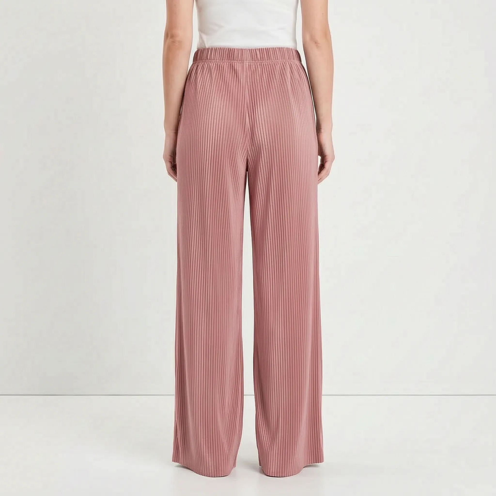 Pleatura - Pantaloni Palazzo Donna Eleganti Passeggiate In Città