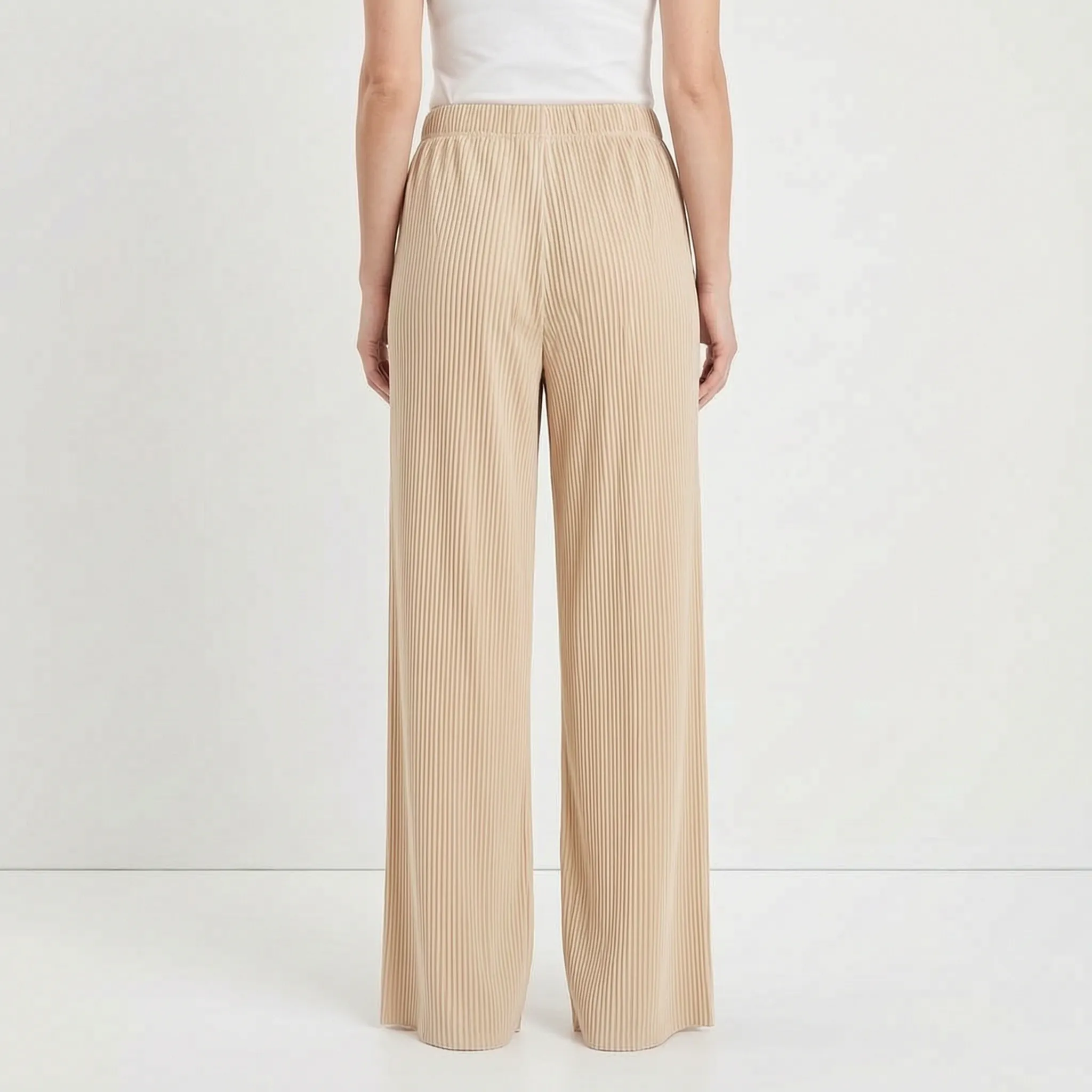 Pleatura - Pantaloni Palazzo Donna Eleganti Passeggiate In Città