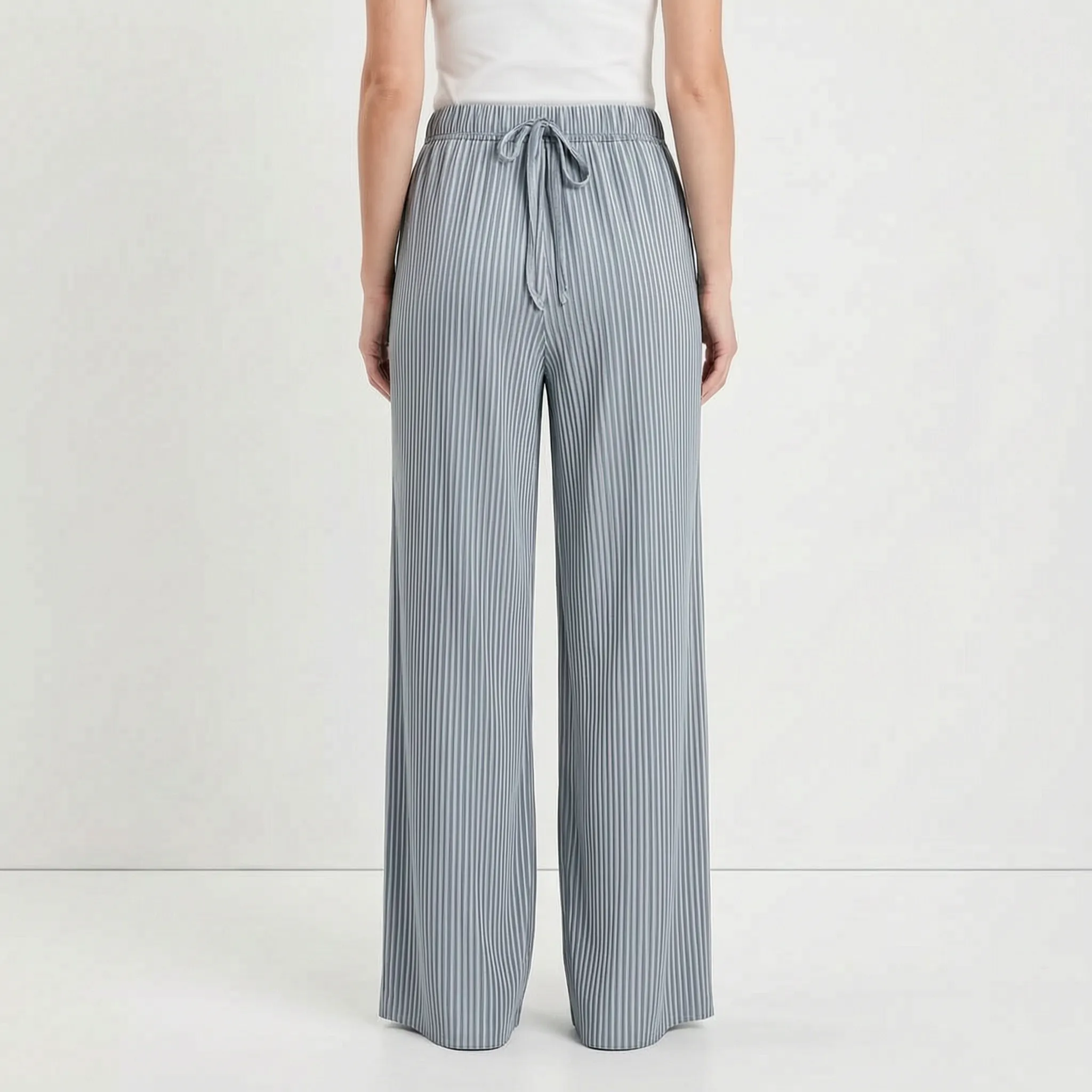 Pleatura - Pantaloni Palazzo Donna Eleganti Passeggiate In Città