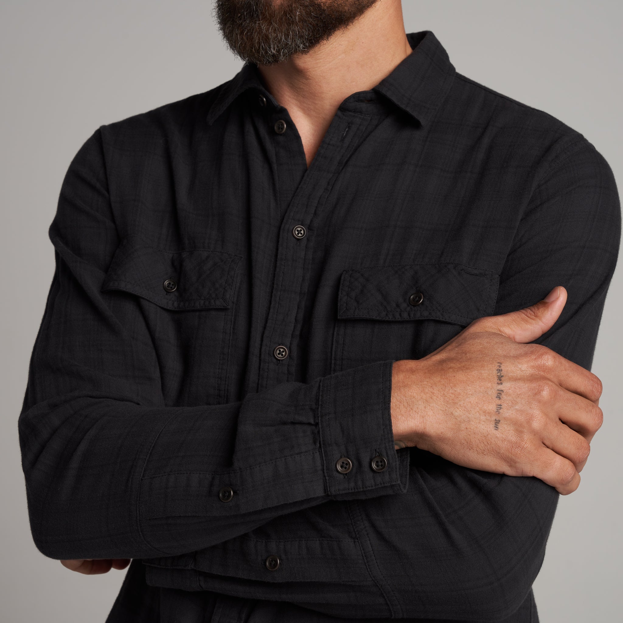George – Camicia in garza di cotone tartan Heirloom
