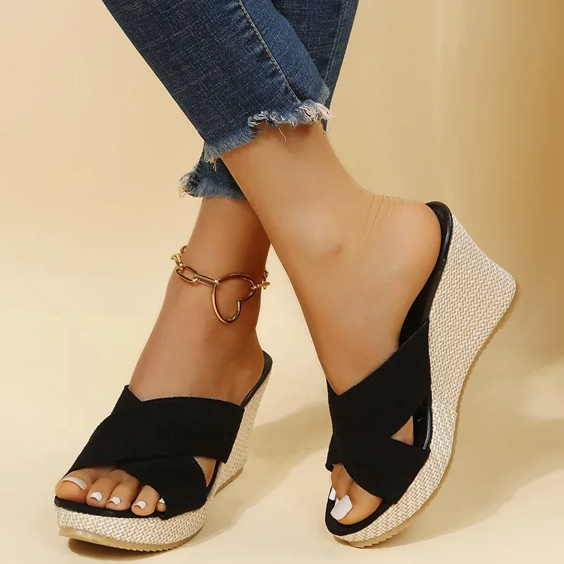 Jewel - Sandali con zeppa chic