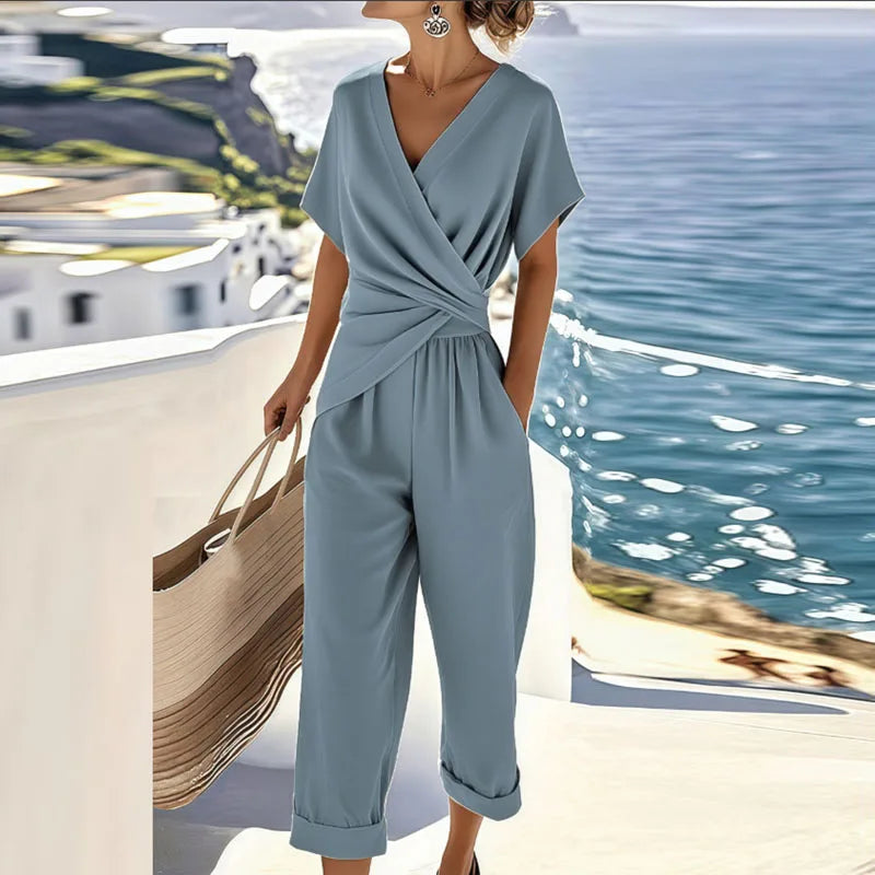 VITTORIA COMO | COMPLETO DRAPPEGGIATO DUE PEZZI DA DONNA