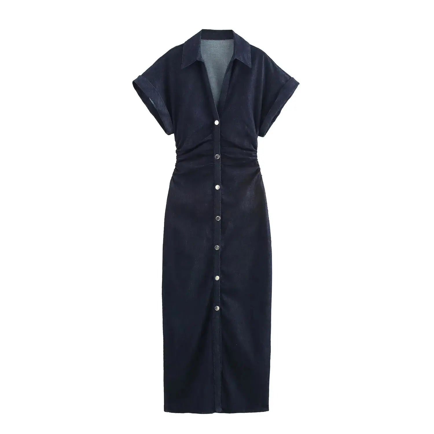 VITTORIA COMO | ABITO MIDI IN DENIM PER DONNA