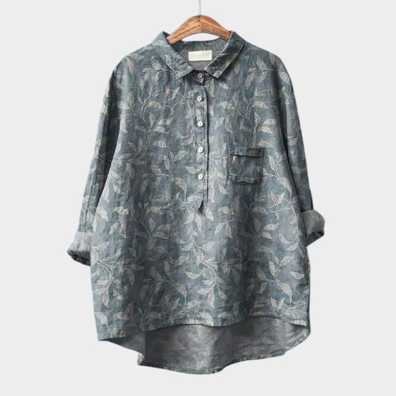 SOFIA | Camicia Floreale Oversize con Comfort Quotidiano e Stile Radioso per Ogni Occasione