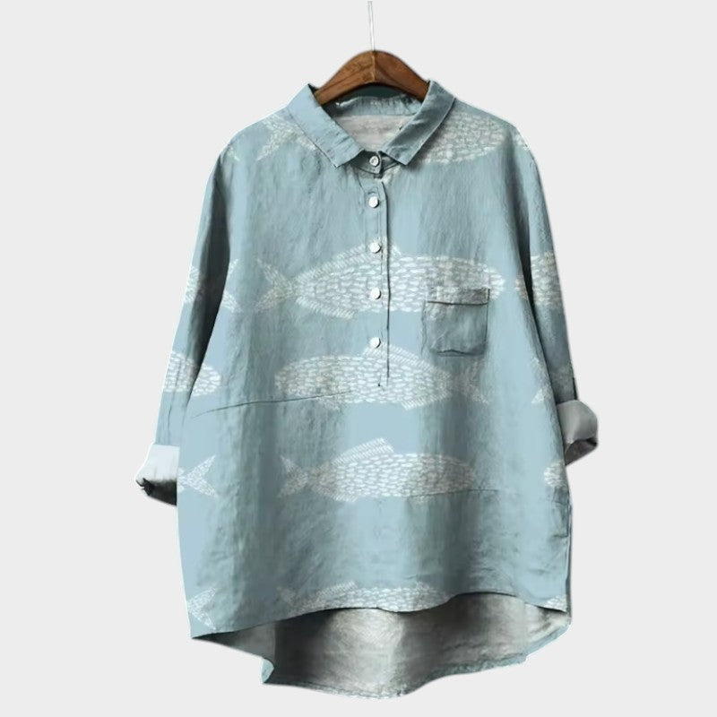 VIOLETTA | Blusa Oversize Floreale dal Comfort Assoluto per le Giornate di Sole