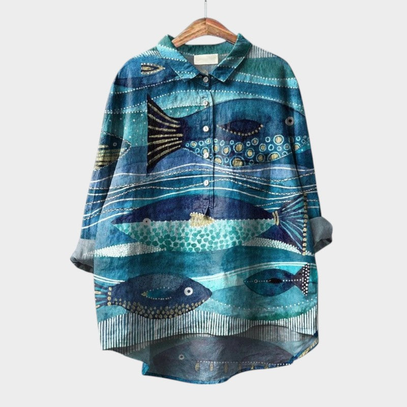 VIOLETTA | Blusa Oversize Floreale dal Comfort Assoluto per le Giornate di Sole