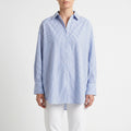 Stripia - Camicia A Righe Donna Passeggiate All'aperto