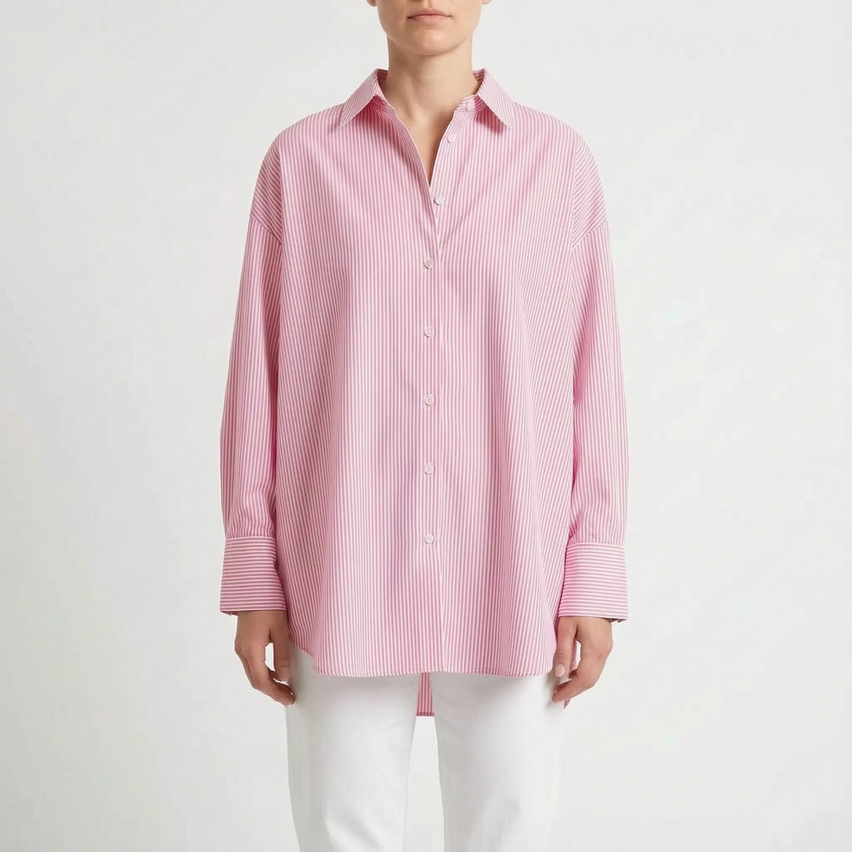 Stripia - Camicia A Righe Donna Passeggiate All'aperto