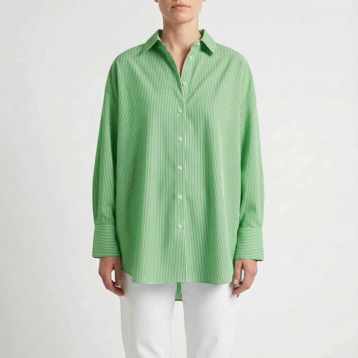 Stripia - Camicia A Righe Donna Passeggiate All'aperto