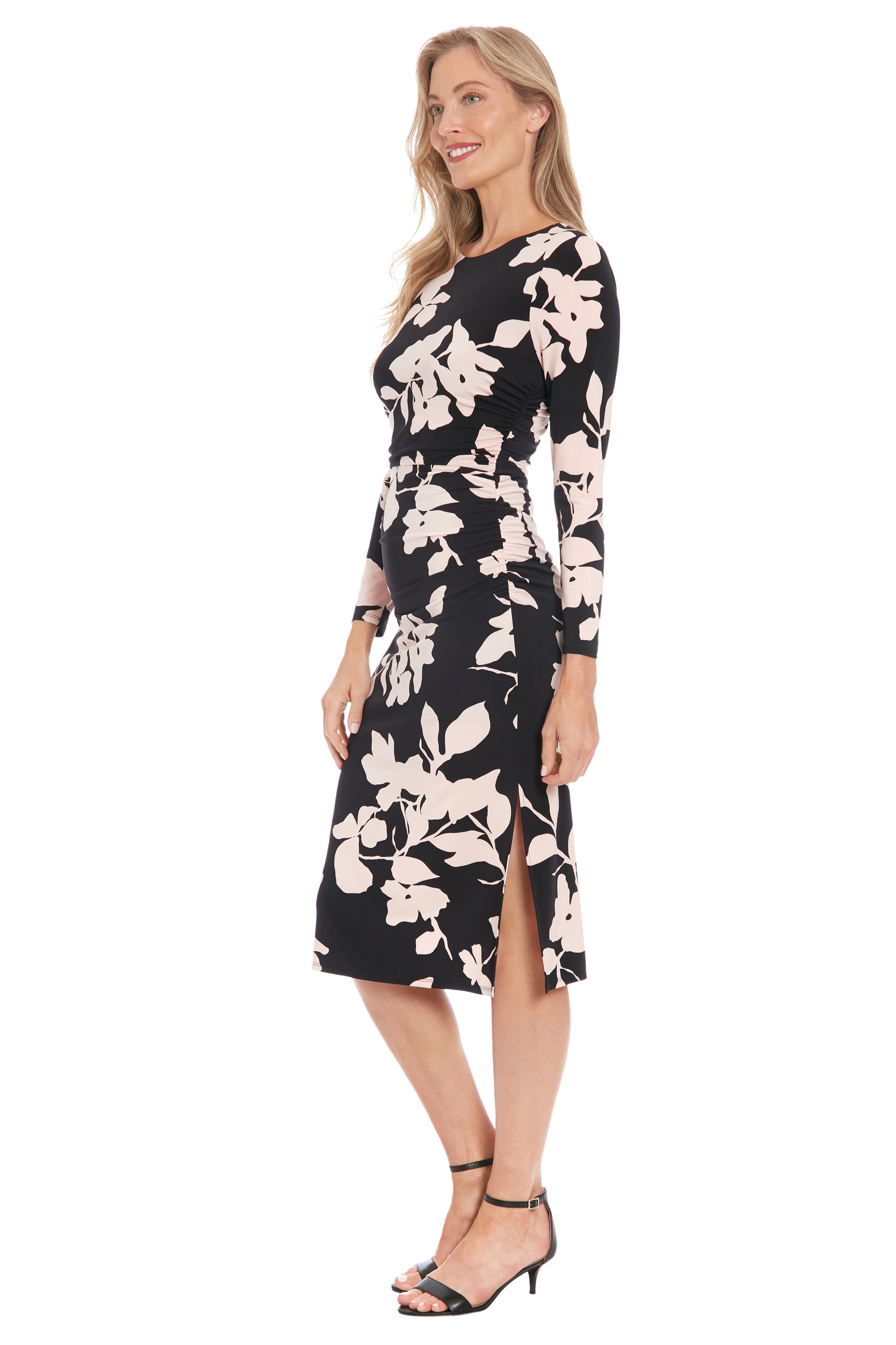Brielle – Abito midi arricciato elegante