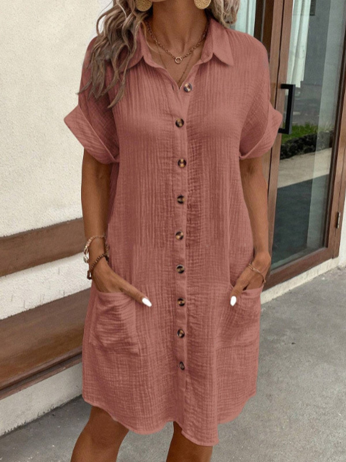 Aria - Abito casual tipo polo classico
