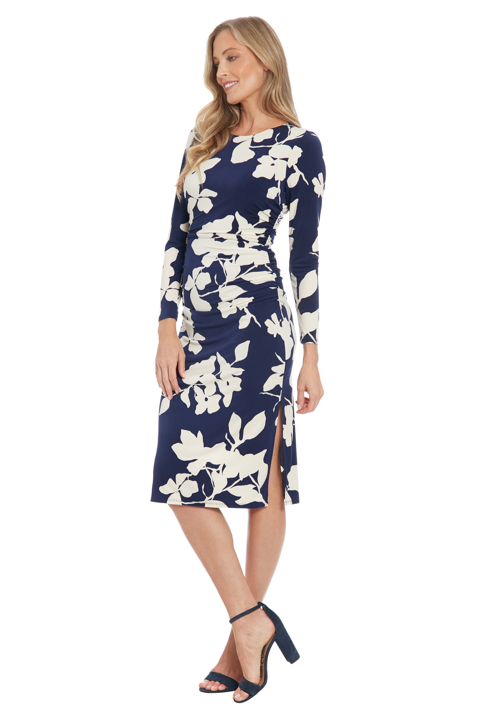 Brielle – Abito midi arricciato elegante
