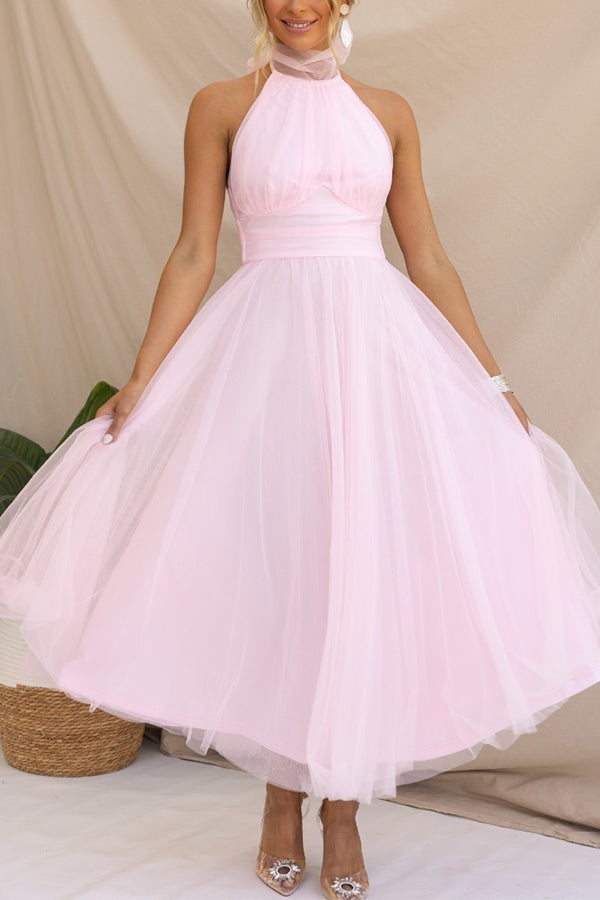 Phoebe – Abito da tè in tulle all'americana
