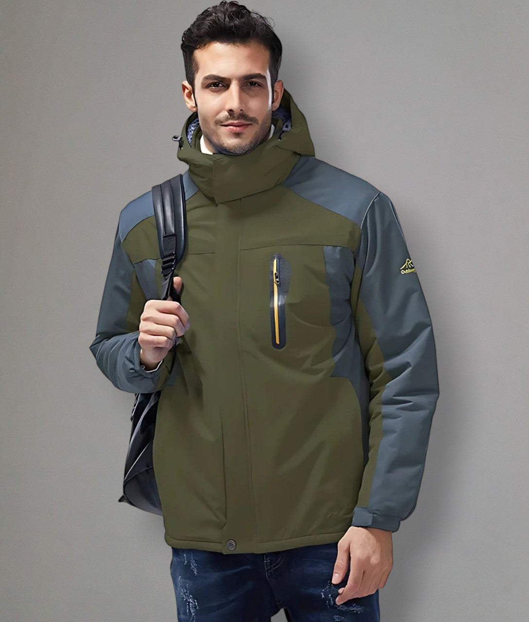 Oliver – Giacca Invernale Impermeabile Antivento con Cappuccio