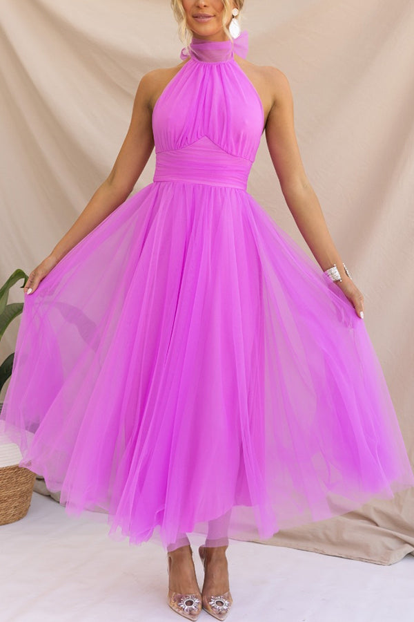 Phoebe – Abito da tè in tulle all'americana
