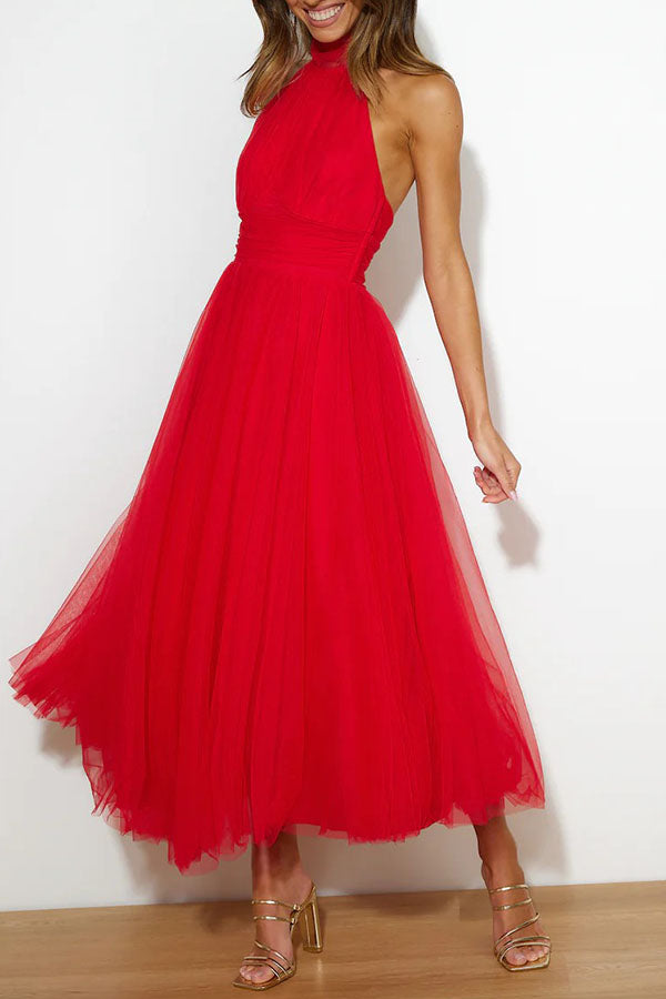 Phoebe – Abito da tè in tulle all'americana