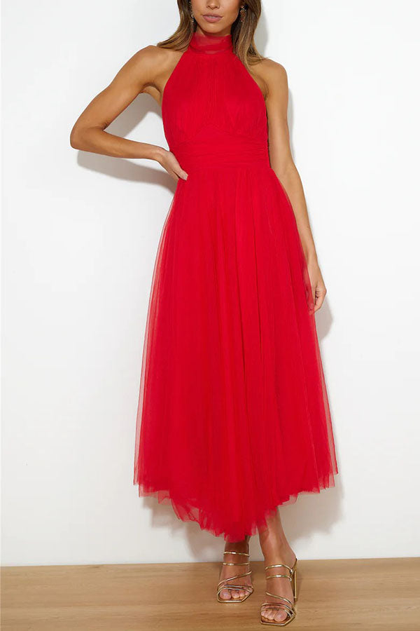 Phoebe – Abito da tè in tulle all'americana