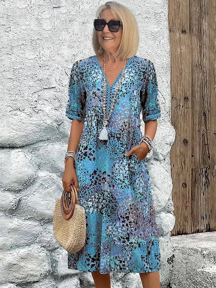 Camille | Abito vivace di media lunghezza