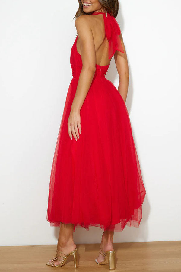 Phoebe – Abito da tè in tulle all'americana