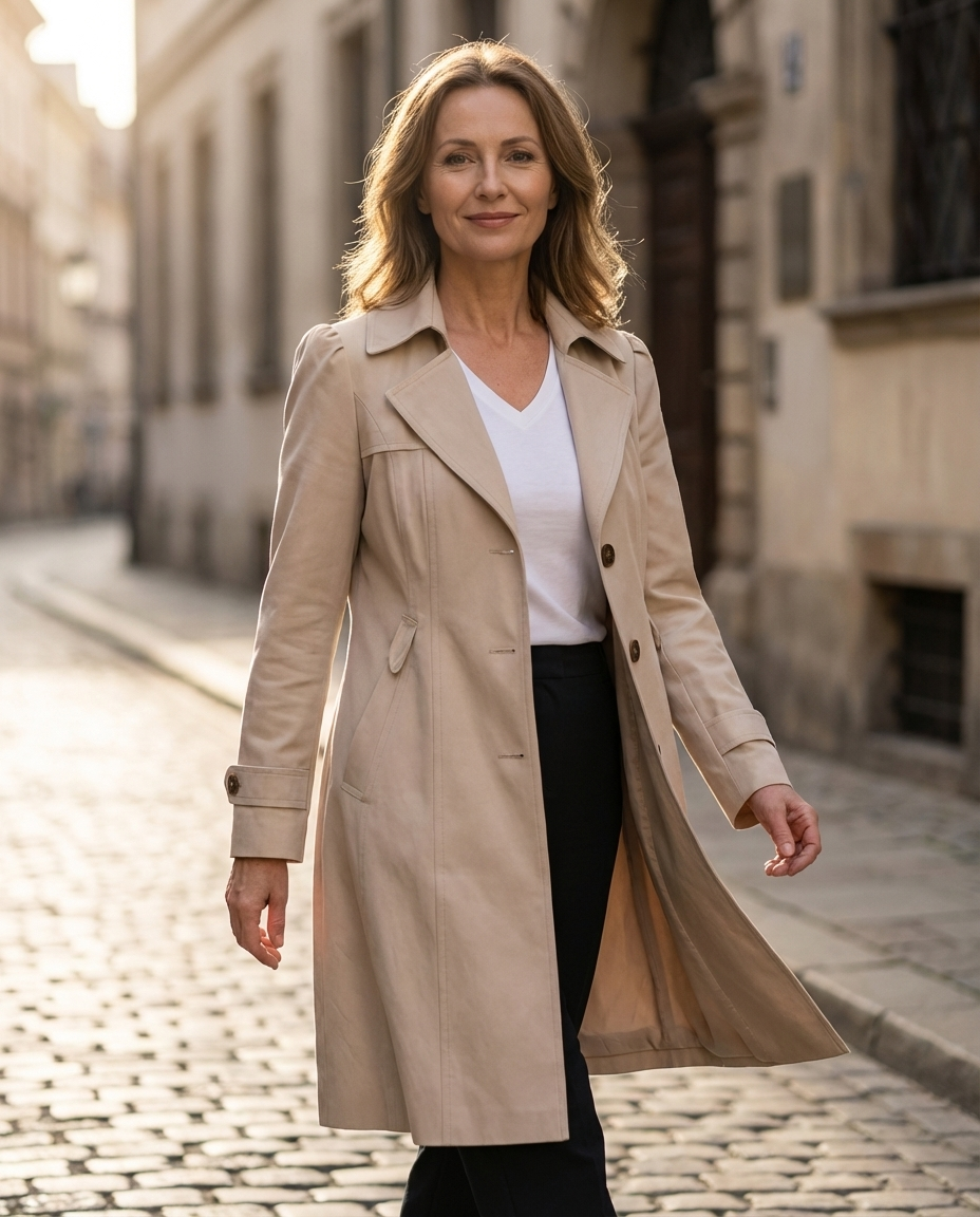 VITTORIA COMO | ELEGANTE CAPPOTTO LUNGO VINTAGE DA DONNA