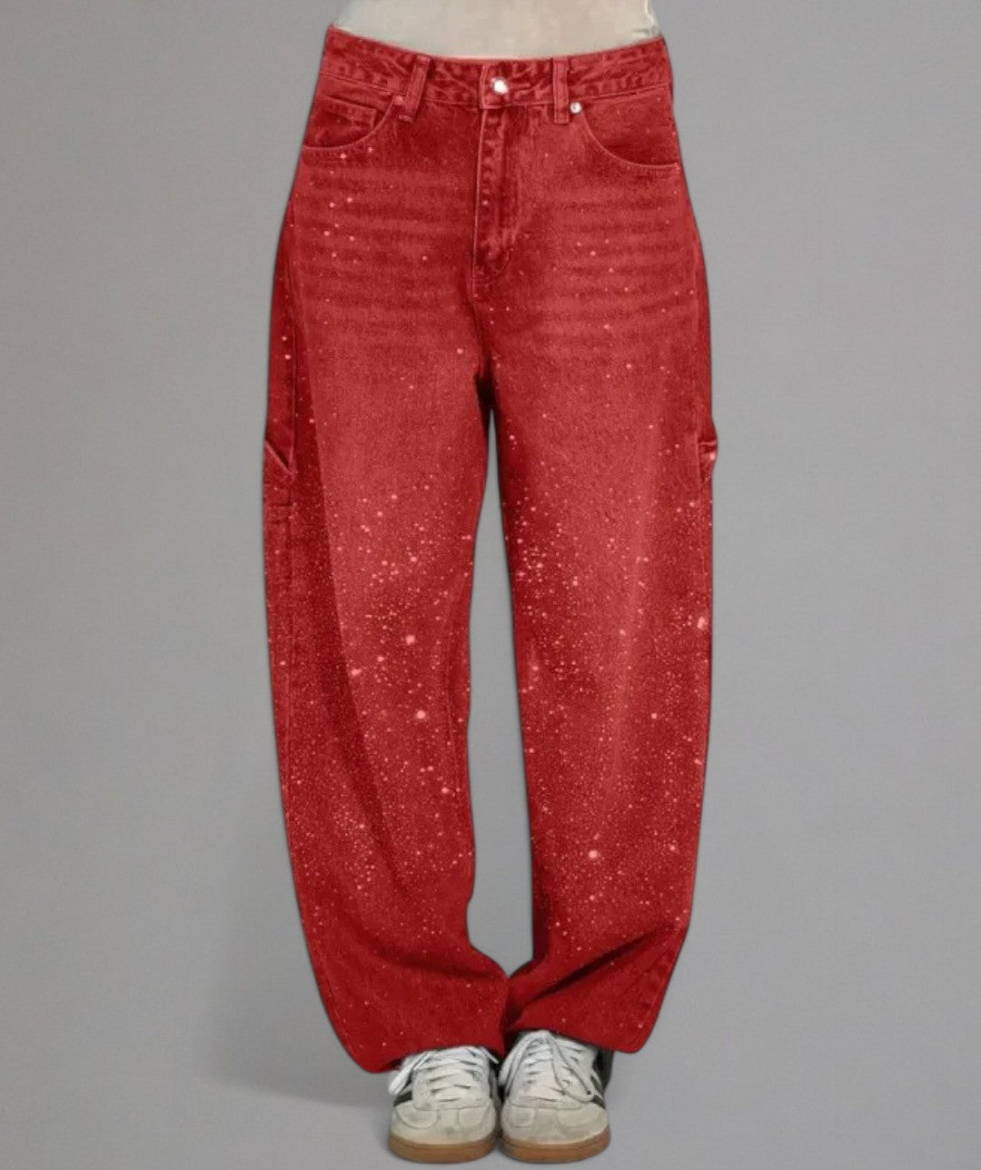 Lola – Pantaloni a Palazzo a Vita Alta Glitter