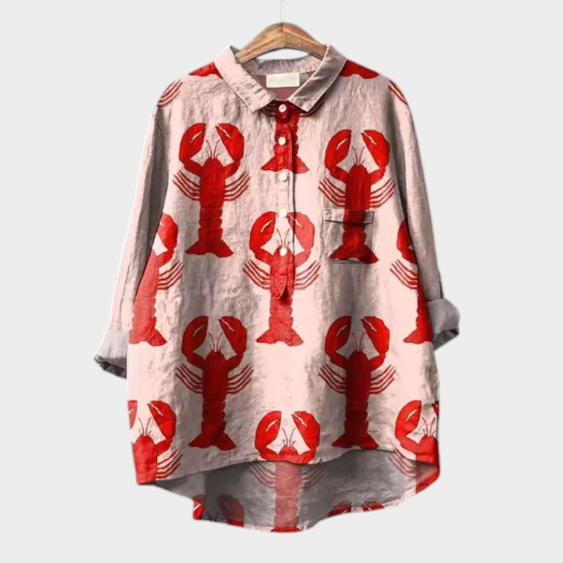 VIOLETTA | Blusa Oversize Floreale dal Comfort Assoluto per le Giornate di Sole