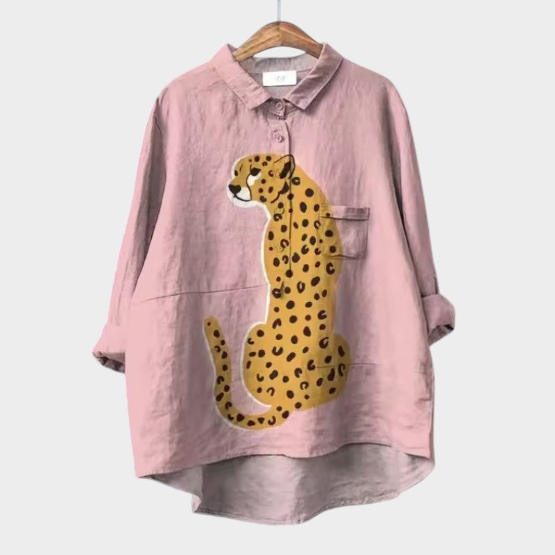VIOLETTA | Blusa Oversize Floreale dal Comfort Assoluto per le Giornate di Sole