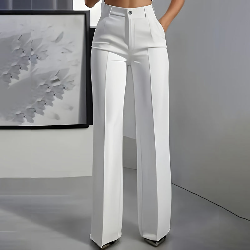 VITTORIA COMO | PANTALONI A VITA ALTA DA DONNA