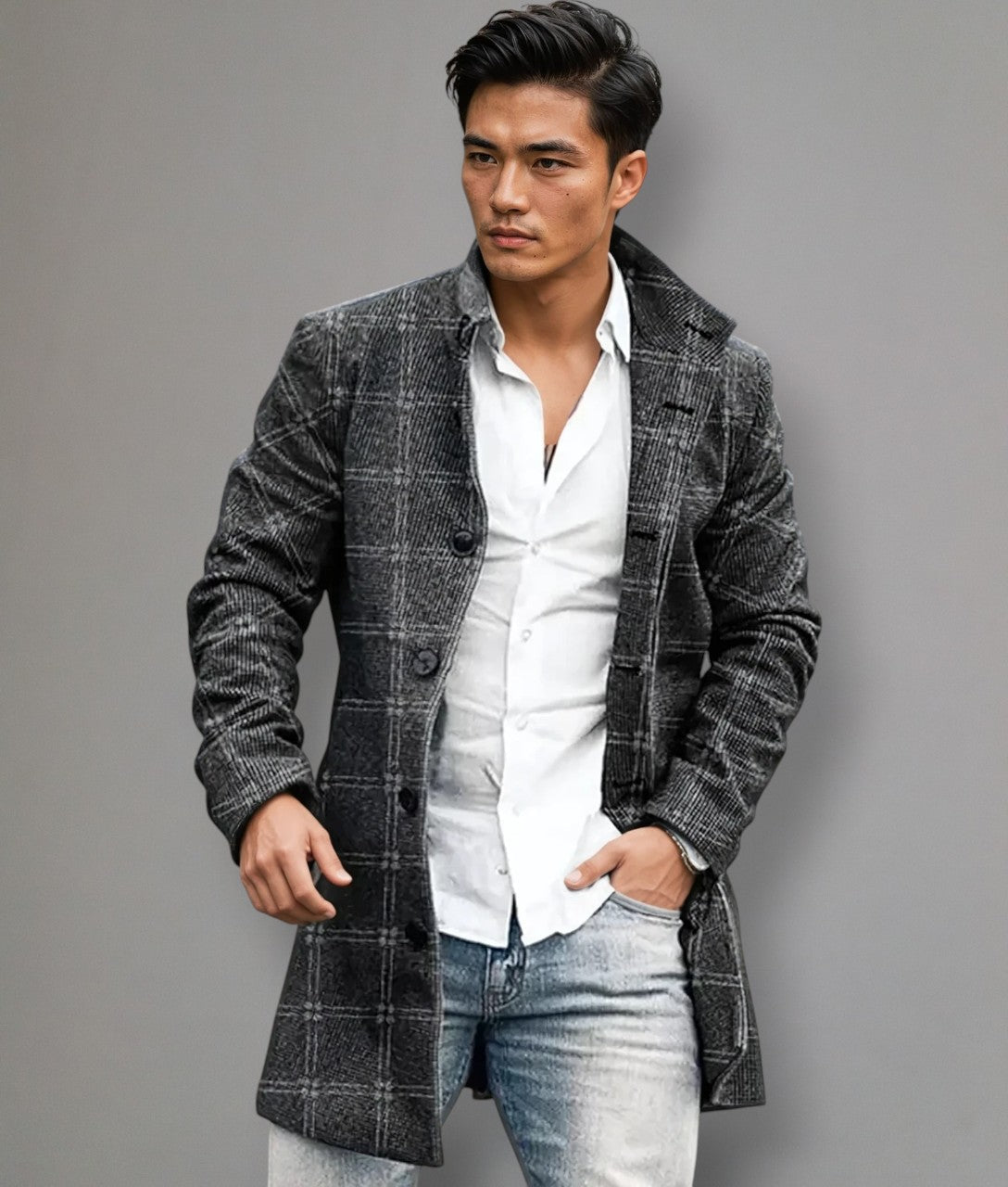 Alessio – Cappotto Classico Intramontabile da Uomo