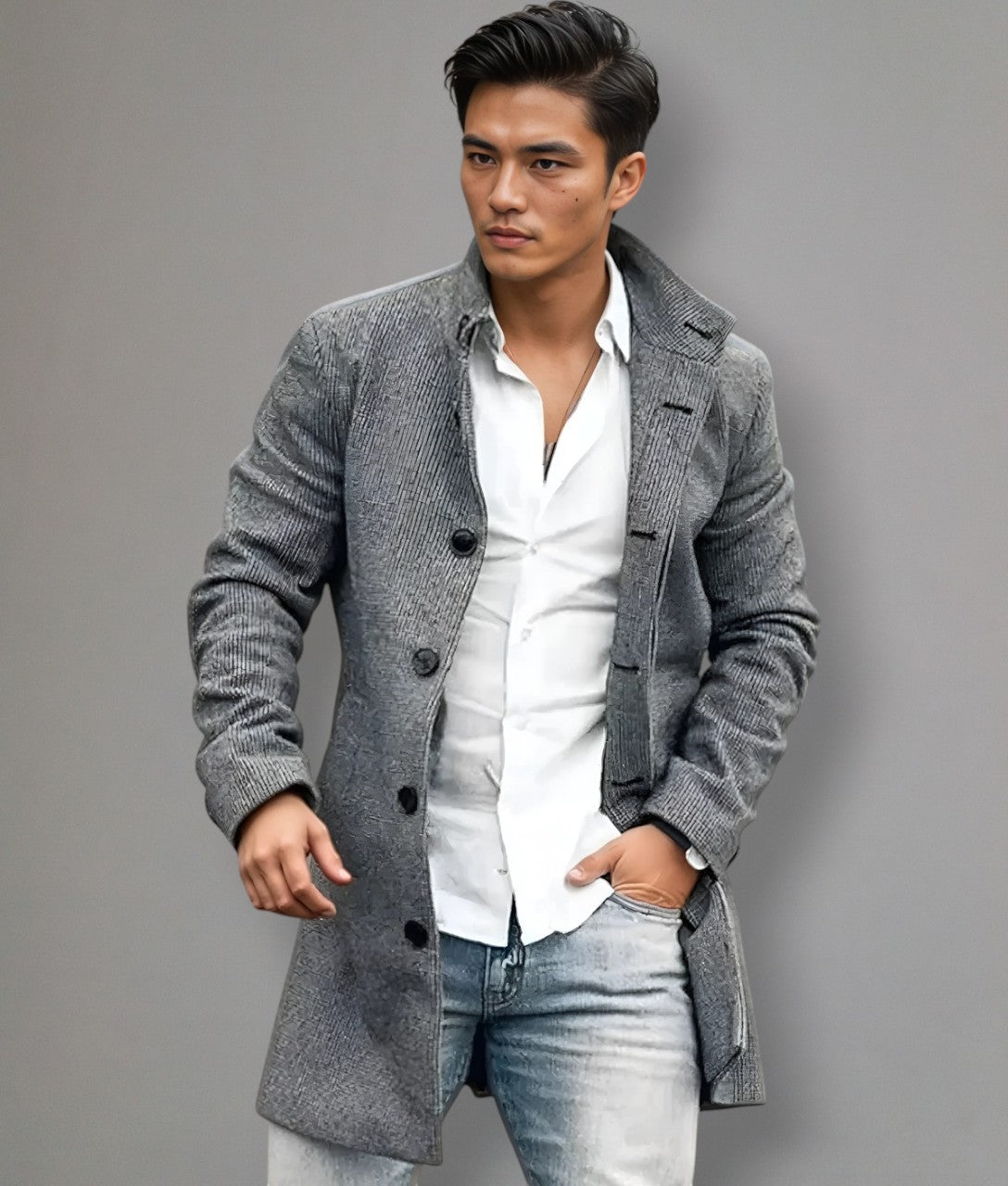 Alessio – Cappotto Classico Intramontabile da Uomo