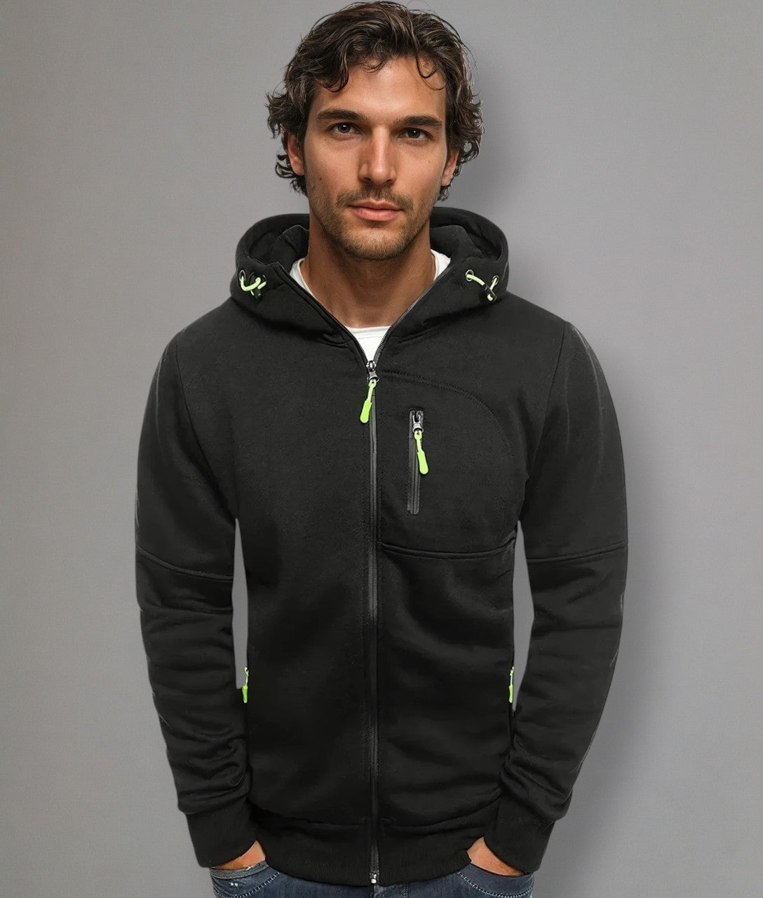 Velto – Gilet da uomo sportivo leggero con cerniera